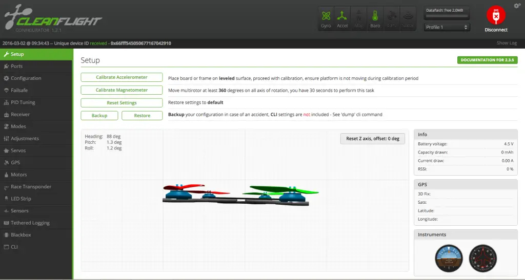 cleanflight firmware 1.13.0