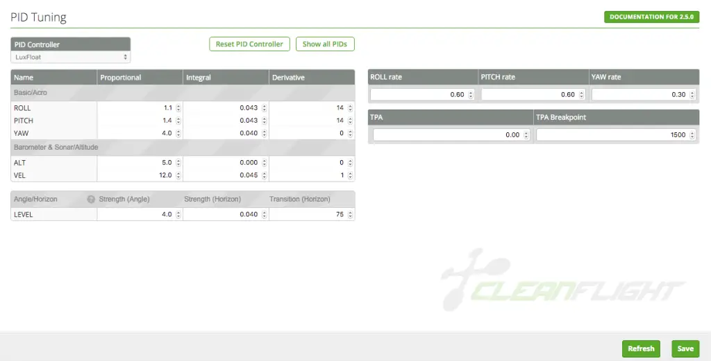 naze32 rev5 cleanflight firmware