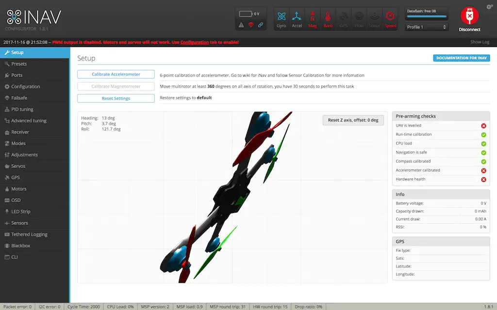 inav multirotor